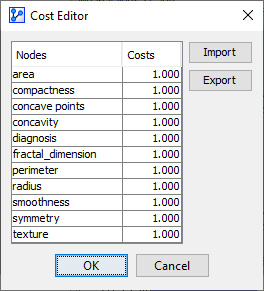 AdaptiveQuestionnaireCostEditor