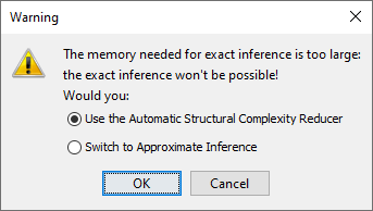 InferenceExactInferenceWarning