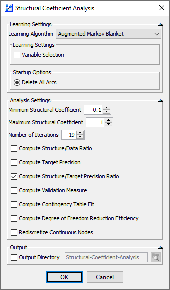 StructrualCoefficientAnalysisSettingsAMBStructurePrecisionRatio