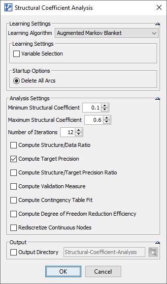 StructuralCoefficientAnalysisSettingsAMBTargetPrecision