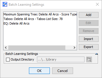 ToolsMultiRunBatchLearningList